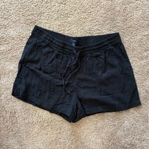 J. Crew Factory Women's Black Cargo Shorts